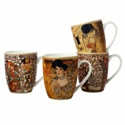Casa Domani Impressions Klimt 4-Piece Mug Set 375mL -Deals Cutlery Store BP614185 nc