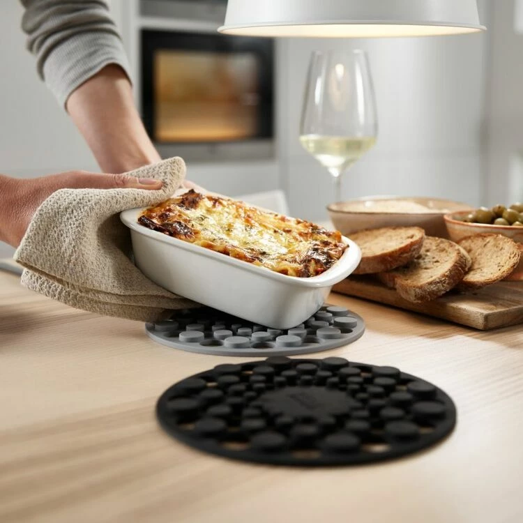 Joseph Joseph Joseph & Joseph Spot-On Set Of 2 Round Grey Silicone Trivets 3 Joseph Joseph Joseph & Joseph Spot-On Set Of 2 Round Grey Silicone Trivets