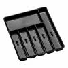 Madesmart 6 Compartment Cutlery Tray Carbon -Deals Cutlery Store BP637608 nc