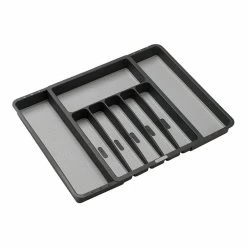 Madesmart Expandable Cutlery Tray Granite