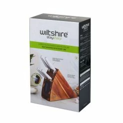 Wiltshire Staysharp Premium Stainless Steel 5PC Knife Block Set -Deals Cutlery Store BP639920 nc