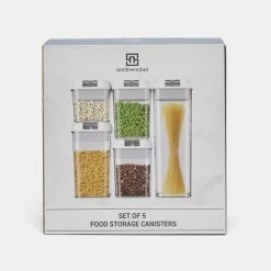 Smith & Nobel Food Storage Canister Set Of 5 8 Smith & Nobel Food Storage Canister Set Of 5 -Deals Cutlery Store BP640583 nc 4