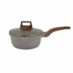 Smith & Nobel White Granite Plus Saucepan 20 Cm