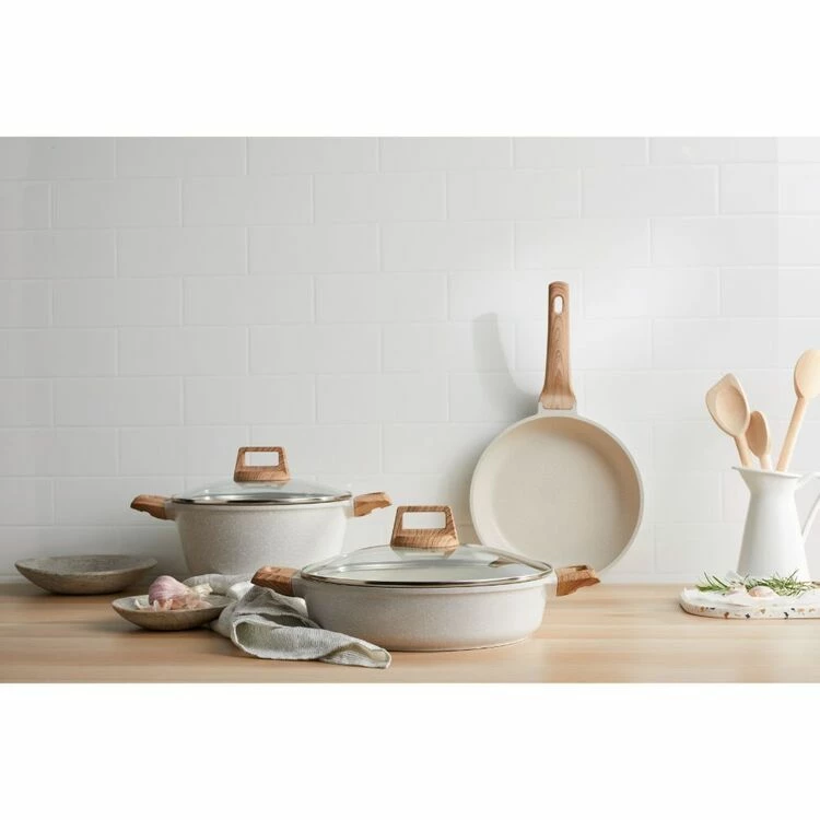 Smith & Nobel White Granite Plus 3 Piece Cookset 4 Smith & Nobel White Granite Plus 3 Piece Cookset - Image 2