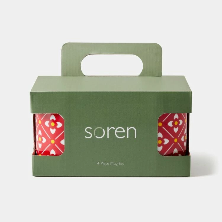 Soren Saeeda 4 Piece Mugs Set 4 Soren Saeeda 4 Piece Mugs Set - Image 2