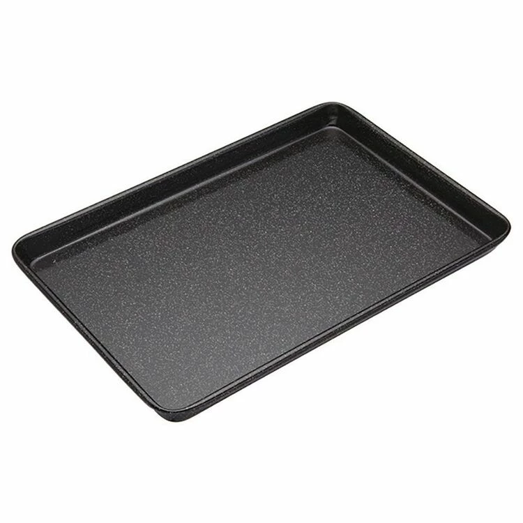 MasterPro Professional Vitreous Enamel Baking Tray 38 X 25 X 2.5 Cm 3 MasterPro Professional Vitreous Enamel Baking Tray 38 X 25 X 2.5 Cm