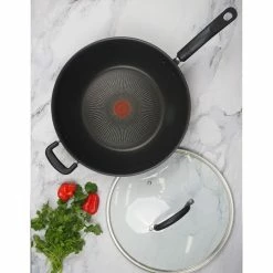 Tefal Specialty Hard Anodised Sautepan With Lid 30 Cm -Deals Cutlery Store BP643710 nc 2