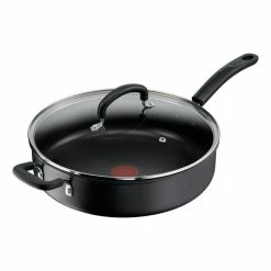 Tefal Specialty Hard Anodised Sautepan With Lid 30 Cm -Deals Cutlery Store BP643710 nc