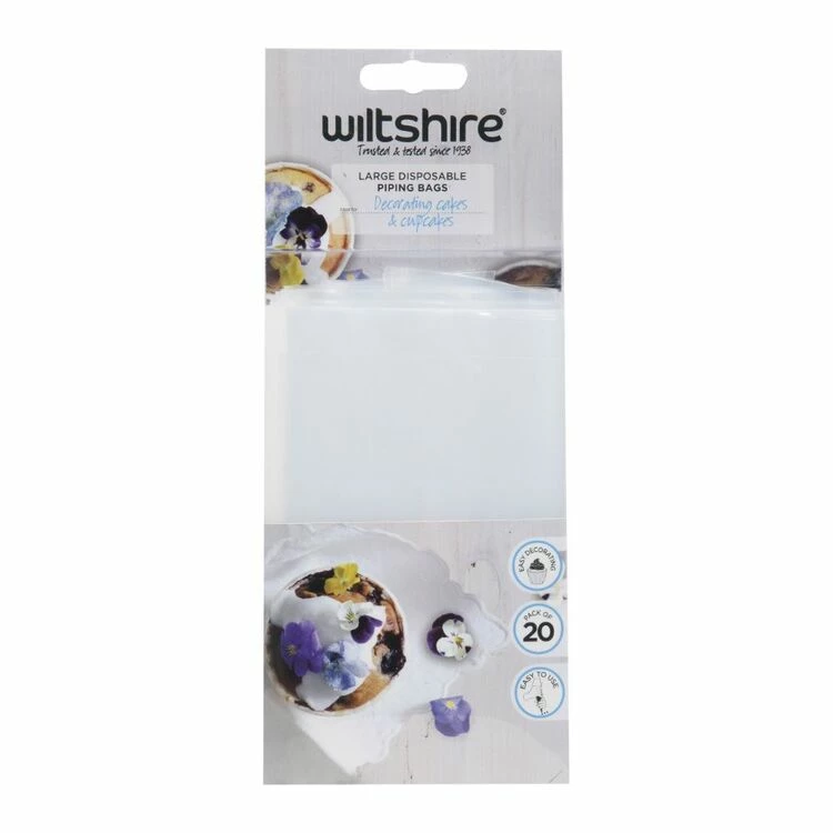Wiltshire Disposable Piping Bags 20 Pack 3 Wiltshire Disposable Piping Bags 20 Pack