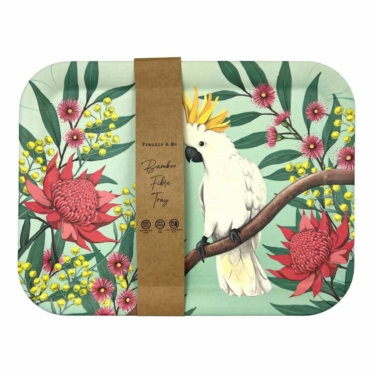 Frankie & Me Australiana Bamboo Tray 40 X 32 Cm 4 Frankie & Me Australiana Bamboo Tray 40 X 32 Cm - Image 2