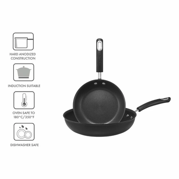 Circulon Total Hard Anodised 22/31cm Skillet Twin Pack 4 Circulon Total Hard Anodised 22/31cm Skillet Twin Pack - Image 2