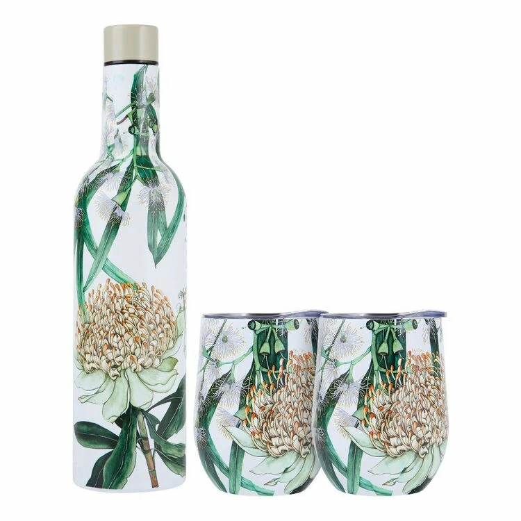 Maxwell & Williams Golden Summer Double Walled Stainless Steel Wine Set 3 Piece 5 Maxwell & Williams Golden Summer Double Walled Stainless Steel Wine Set 3 Piece - Image 3