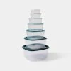 Smith & Nobel 7 Piece Square Container Set Blue -Deals Cutlery Store BP647338 nc 9