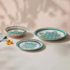Casa Domani Pelagie Dinner Set 12 Piece Teal/Terracotta -Deals Cutlery Store BP648036 nc 2