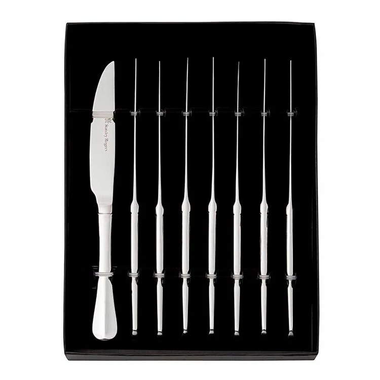 Stanley Rogers Baguette 18/10 8-Piece Stainless Steel Steak Knife Set 4 Stanley Rogers Baguette 18/10 8-Piece Stainless Steel Steak Knife Set - Image 2