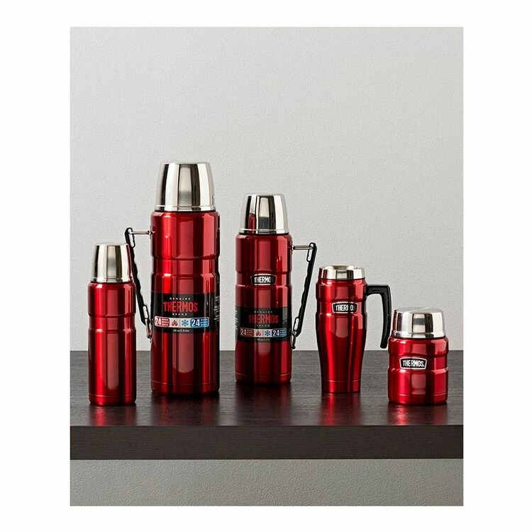 Thermos Stainless King Vacuum Insulated Travel Mug 470ml Red 3 Thermos Stainless King Vacuum Insulated Travel Mug 470ml Red