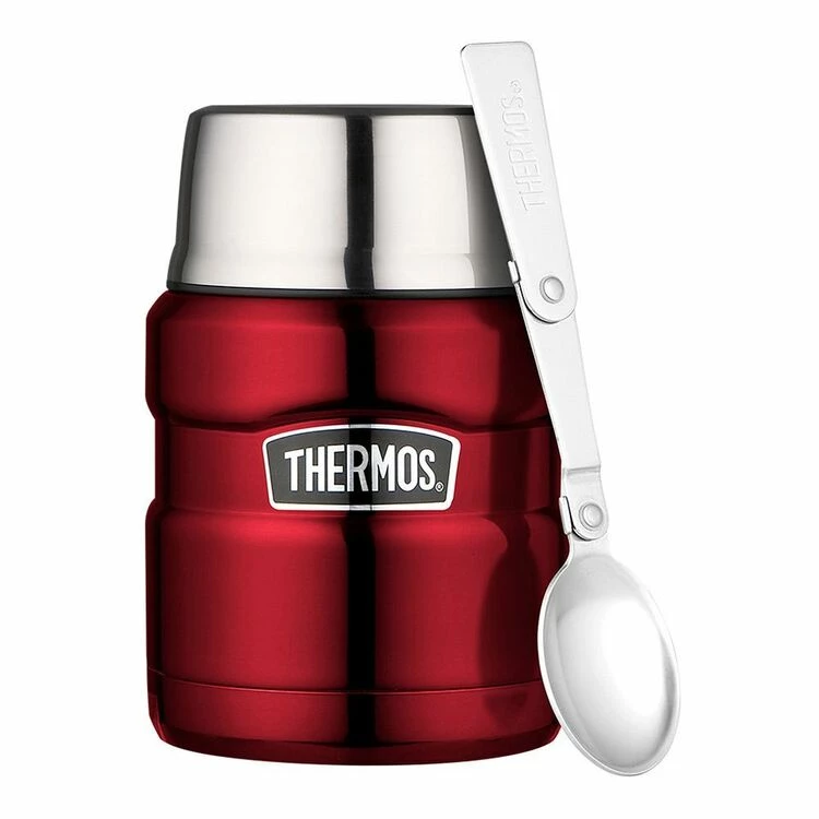 Thermos Stainless King Vacuum Insulated Food Jar 470ml Red 3 Thermos Stainless King Vacuum Insulated Food Jar 470ml Red