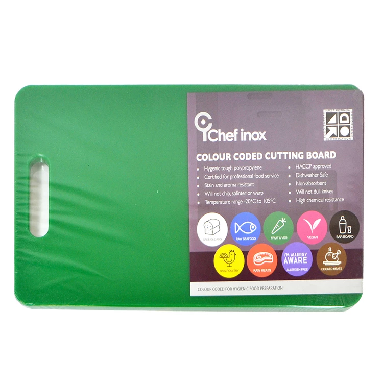 Chef Inox Como Cutting Board Green 23 X 38 Cm 3 Chef Inox Como Cutting Board Green 23 X 38 Cm