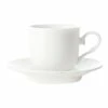 Casa Domani Casual White Florence Demi Cup And Saucer 80mL 1 Casa Domani Casual White Florence Demi Cup And Saucer 80mL -Deals Cutlery Store SP 496064