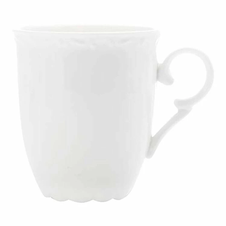 Casa Domani Casual White Florence Mug 350mL 3 Casa Domani Casual White Florence Mug 350mL