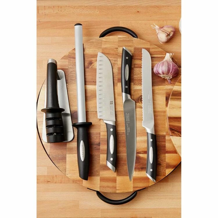 SCANPAN Diamond Steel Knife Sharpener 26cm 3 SCANPAN Diamond Steel Knife Sharpener 26cm