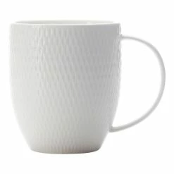 Maxwell & Williams White Basics Diamonds Coupe Mug 420 ML
