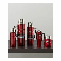 Thermos Stainless King Vacuum Insulated Food Jar 710ml Red