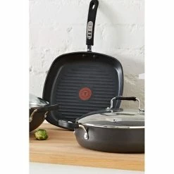 Tefal Specialty Hard Anodised Grill Pan 28cm