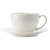 Casa Domani Casual White Evolve Coupe Cup And Saucer -Deals Cutlery Store SP 531484