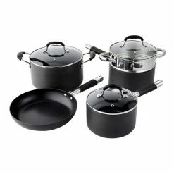 Smith & Nobel Elite 5-Piece Hard Anodised Cookset