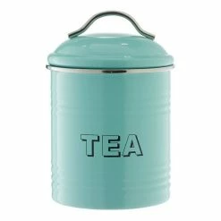 Smith & Nobel Retro Tea Canister - Blue