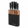 Stanley Rogers Black Oval 6-Piece Knife Block -Deals Cutlery Store SP 546667