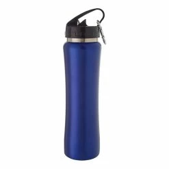 Smith & Nobel 500mL Double Wall Straw Bottle - Blue
