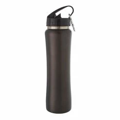 Smith & Nobel 500mL Double Wall Straw Bottle - Black