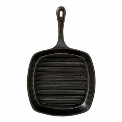 Smith & Nobel Raw Cast Iron Square Grill 26cm