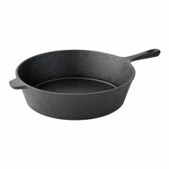 Smith & Nobel Raw Cast Iron Fry Pan 29.5cm -Deals Cutlery Store SP 573258 2