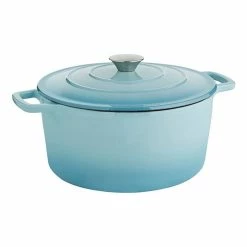 Smith & Nobel Traditions Cast Iron Casserole 5L Blue -Deals Cutlery Store SP 573287