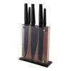 Smith & Nobel 6-Piece Acacia Magnet Acrylic Knife Block -Deals Cutlery Store SP 582158