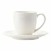 Casa Domani Casual White Evolve Demi Cup And Saucer 100mL -Deals Cutlery Store SP 602374