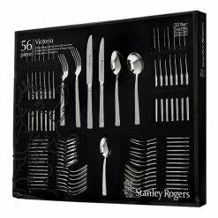 Stanley Rogers Victoria 18/10 56-Piece Cutlery Set -Deals Cutlery Store SP 602459