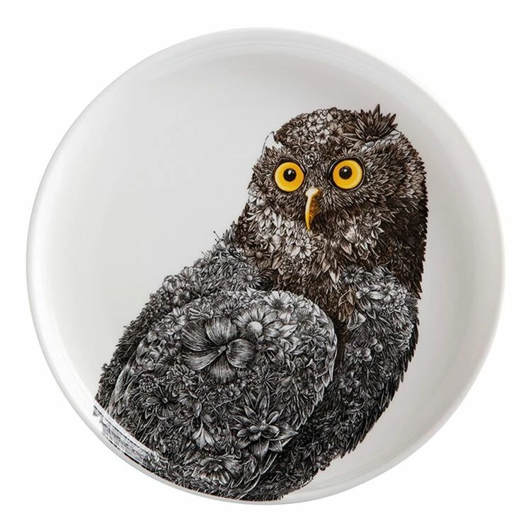 Maxwell & Williams Ferlazzo Birds Plate 20cm Owl 3 Maxwell & Williams Ferlazzo Birds Plate 20cm Owl