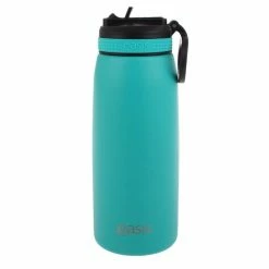 Oasis 780mL Stainless Steel Double Wall Drink Bottle With Sipper - Turquoise
