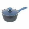 Smith & Nobel Stone Plus Cerulean 20cm Saucepan With Lid -Deals Cutlery Store SP 611199