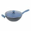 Smith & Nobel Stone Plus Cerulean 30cm Sauté Pan With Lid -Deals Cutlery Store SP 611214