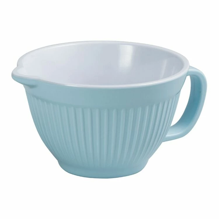 Avanti Ribbed Melamine Mixing Bowl Jug 16cm/1L Blue 3 Avanti Ribbed Melamine Mixing Bowl Jug 16cm/1L Blue