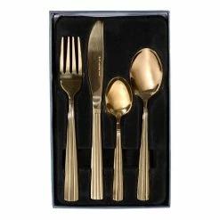 Smith & Nobel Soho 24-Piece Cutlery Set Gold -Deals Cutlery Store SP 615815