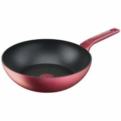 Tefal Daily Chef Red Induction Non-Stick Wok 28cm -Deals Cutlery Store SP 620515
