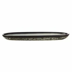 Maxwell & Williams Caviar Oblong Platter 30x9cm Granite