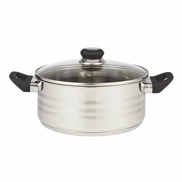 Smith & Nobel Traditions Stainless Steel Casserole 24cm 3 Smith & Nobel Traditions Stainless Steel Casserole 24cm