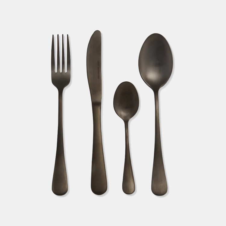 Smith & Nobel Lille 24-Piece Cutlery Set Matte Black 4 Smith & Nobel Lille 24-Piece Cutlery Set Matte Black - Image 2